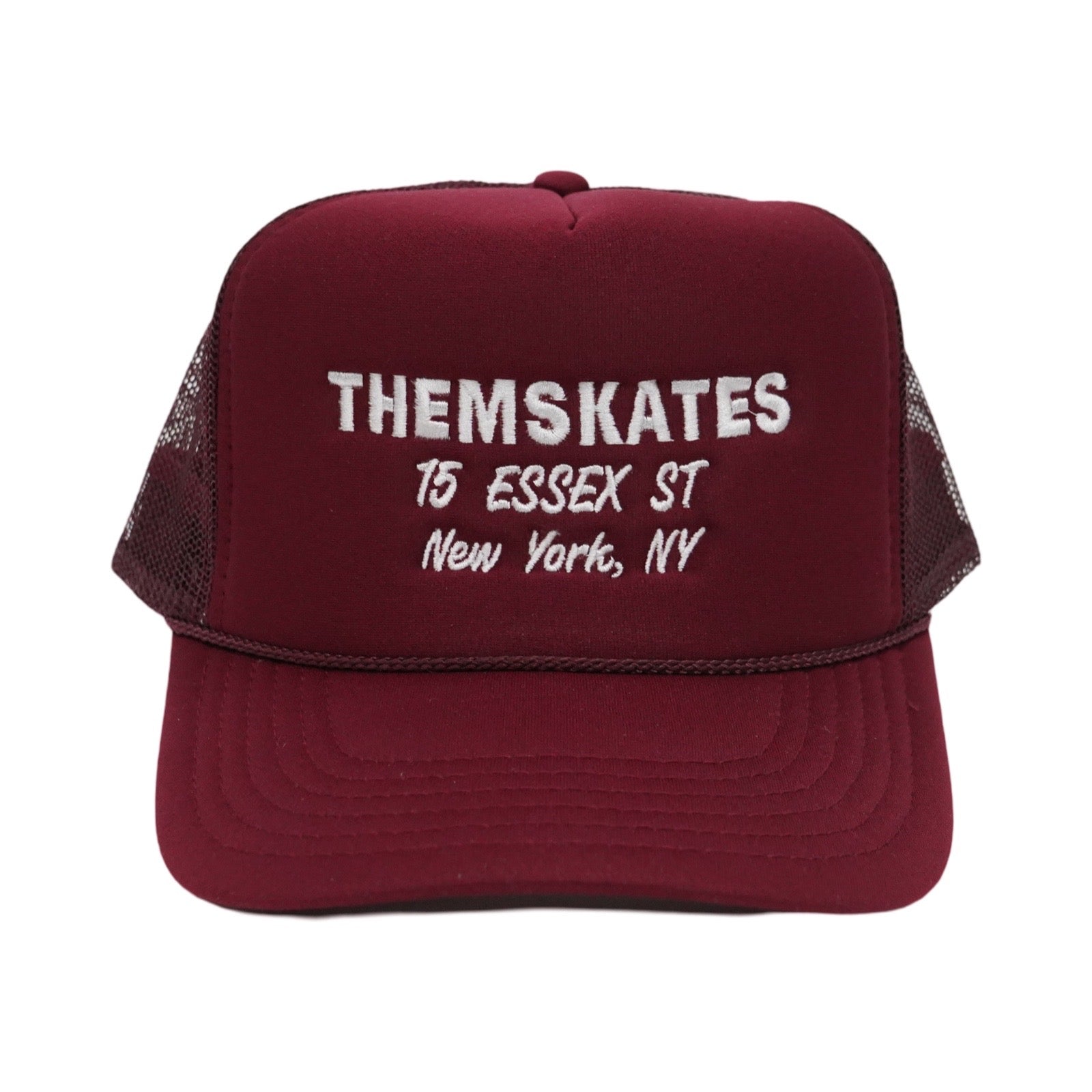 Them Skates Trucker - Maroon - 15 Essex - NYC