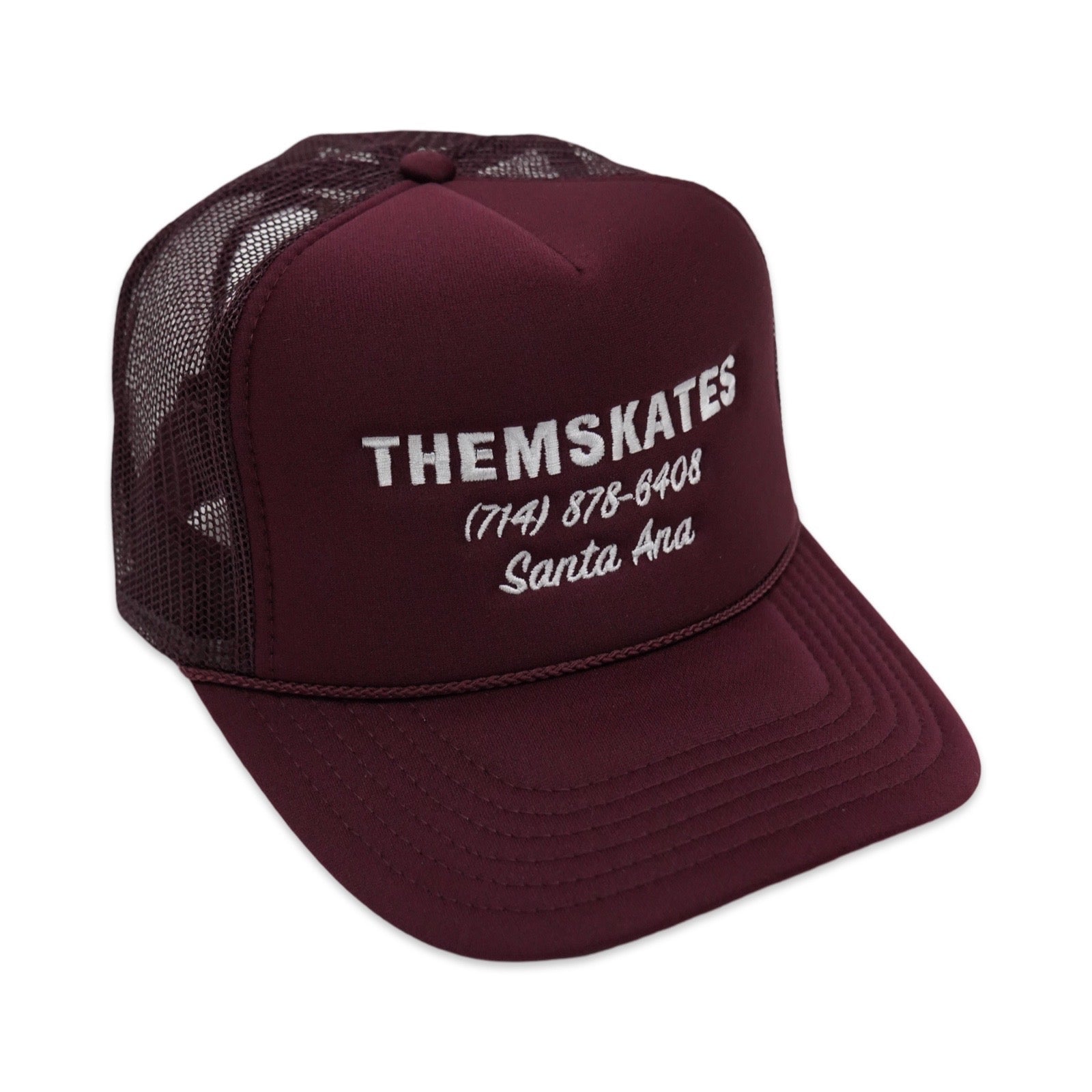 Them Skates Trucker - Burgandy