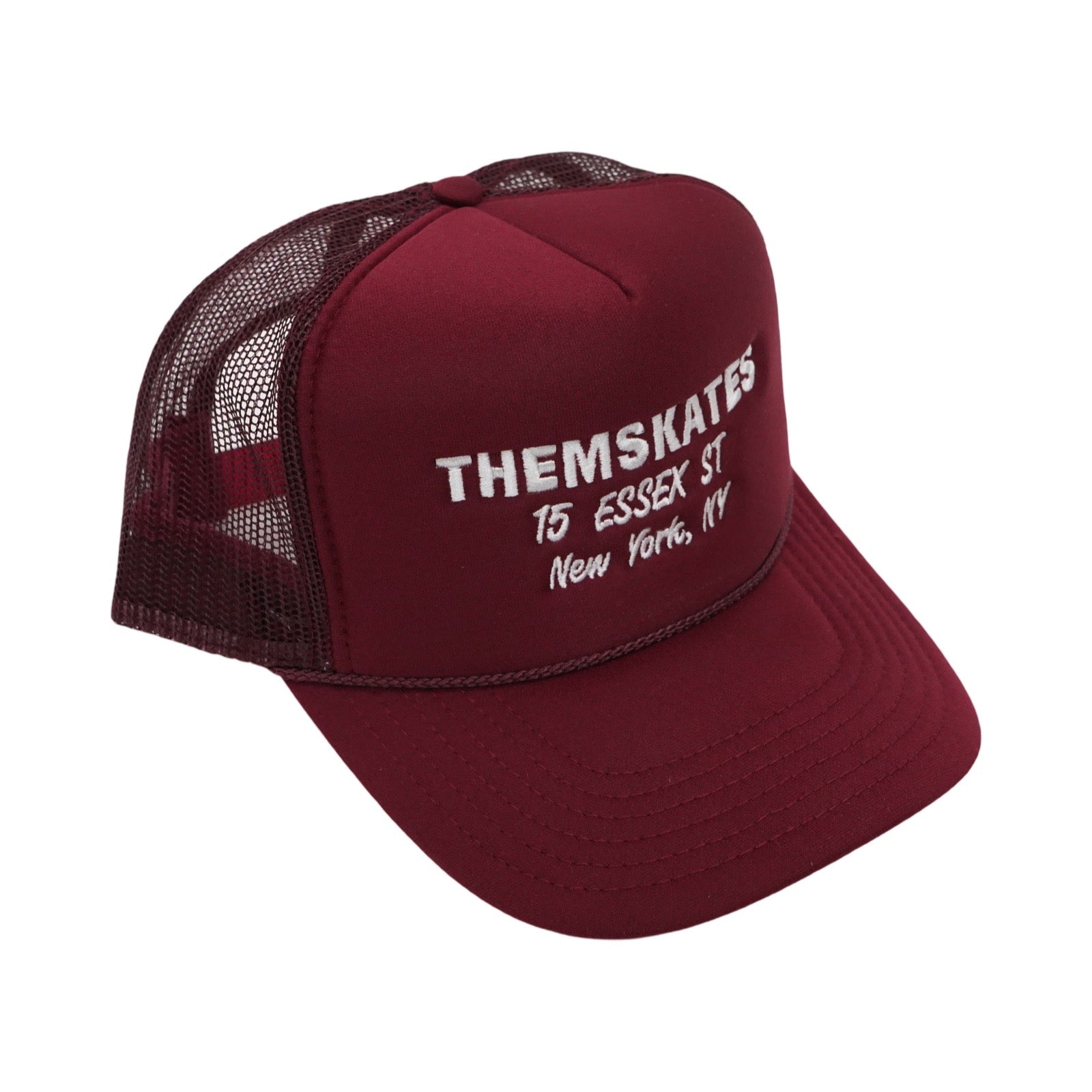 Them Skates Trucker - Maroon - 15 Essex - NYC