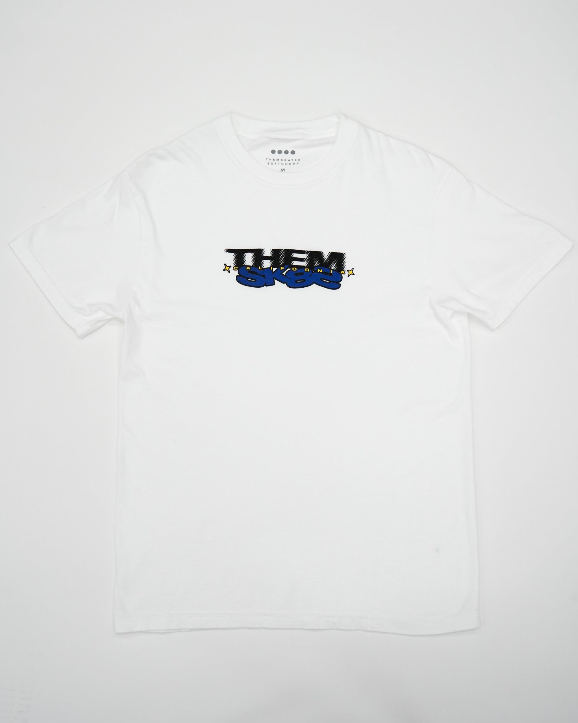 THEM WHEELS - CALIFORNIA TEE - WHITE