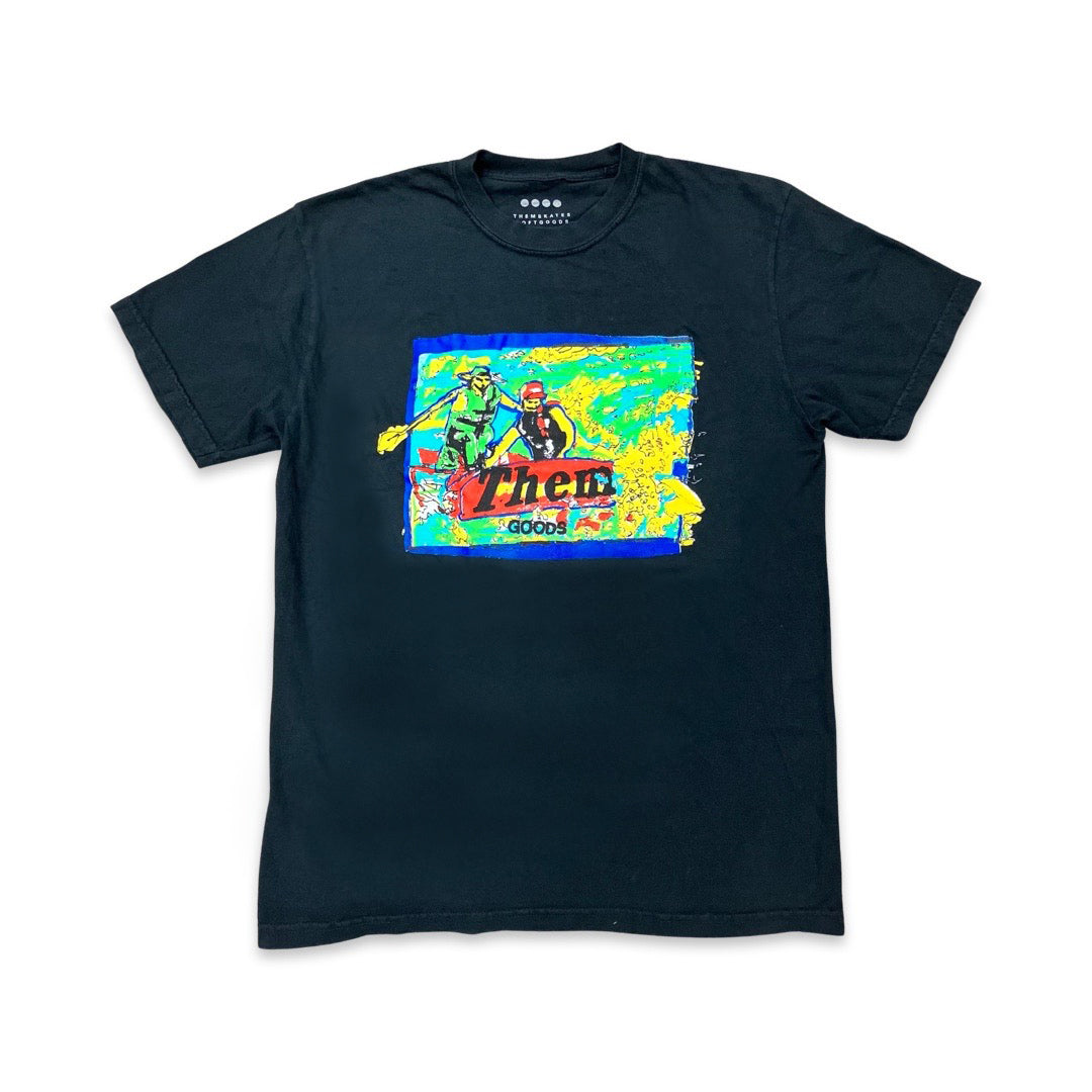 WATER SKI T-SHIRT - BLACK