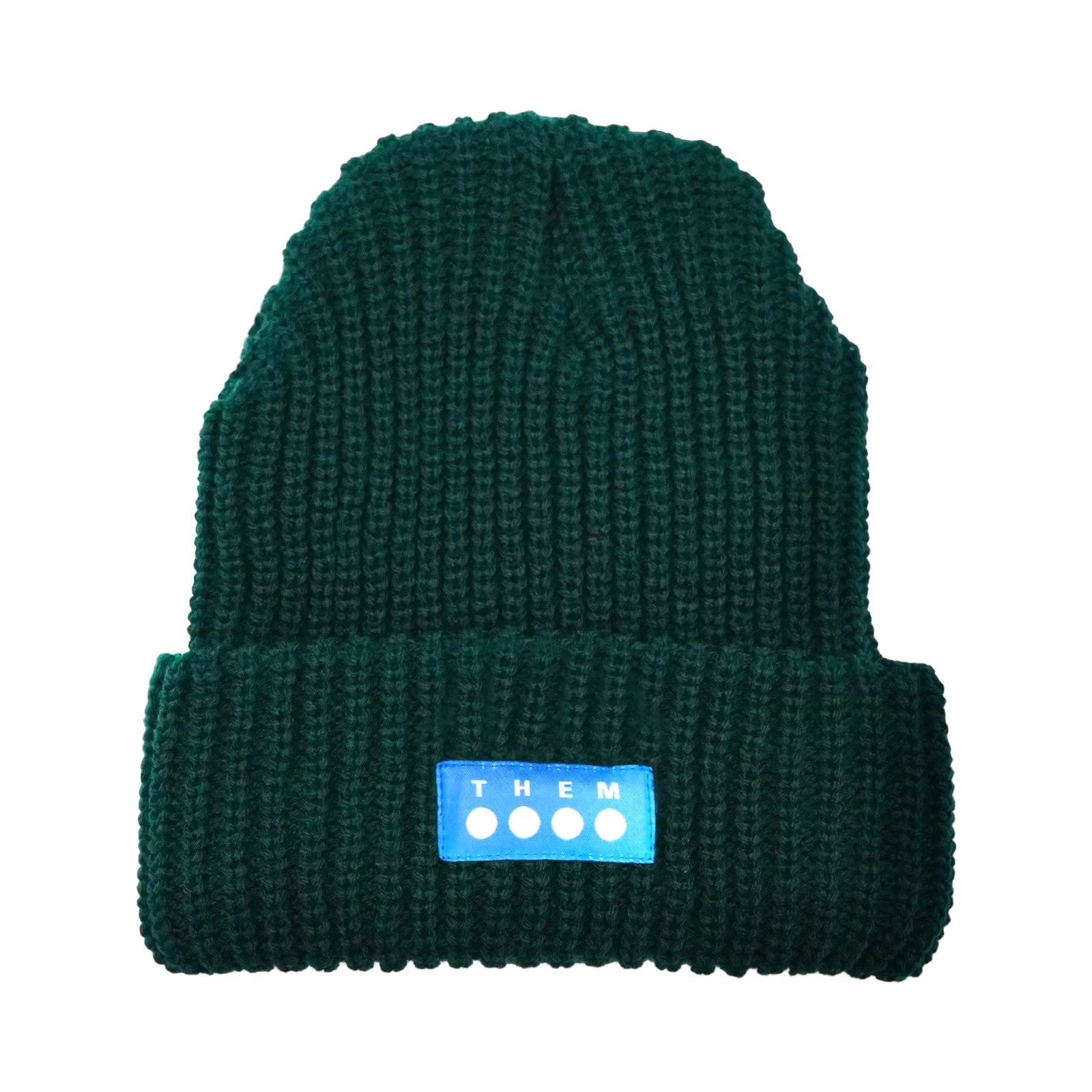 Them Skates Splitter Knit Cuff - Beanie - Olive