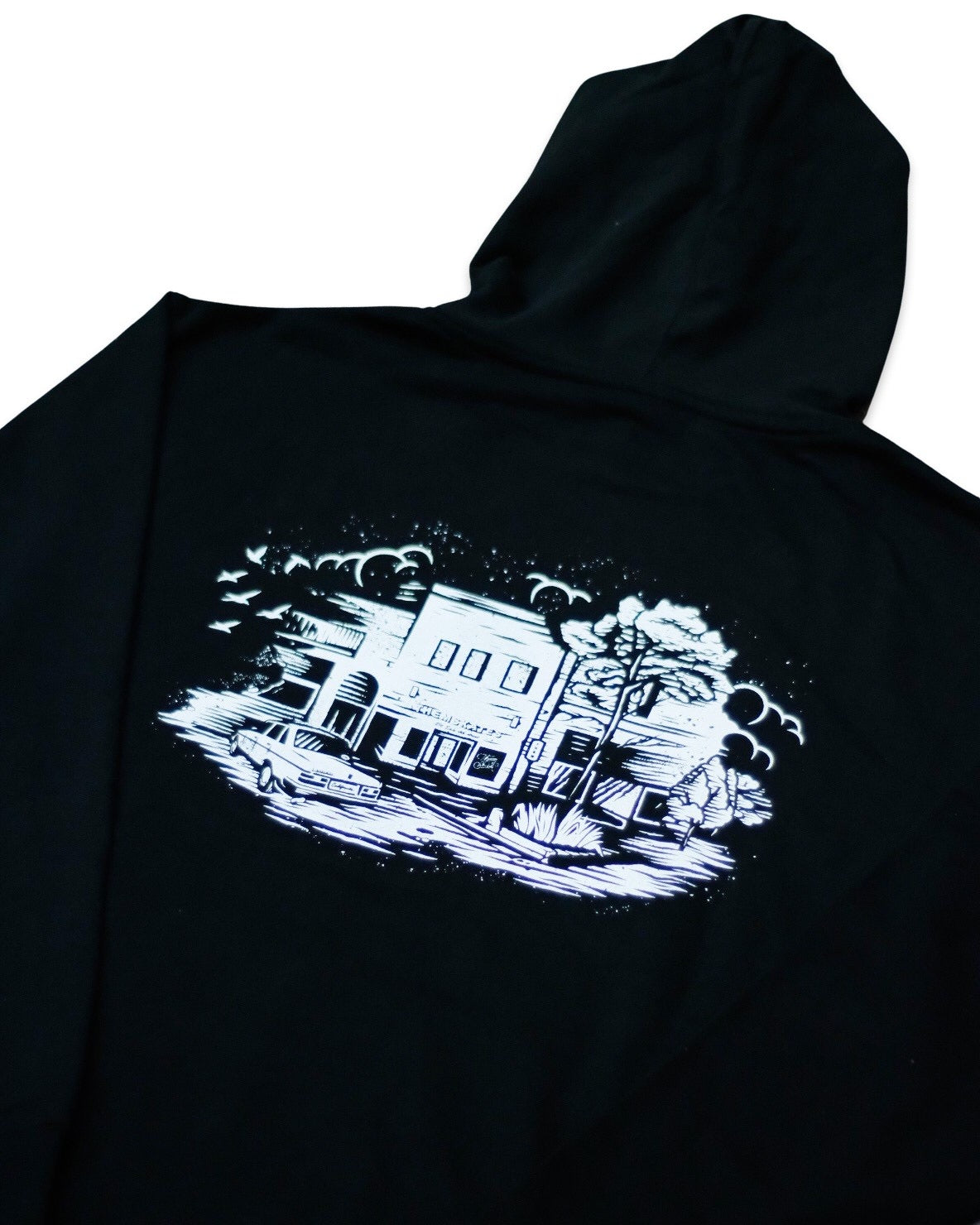 216 EAST 4TH ST. HOODY - BLACK